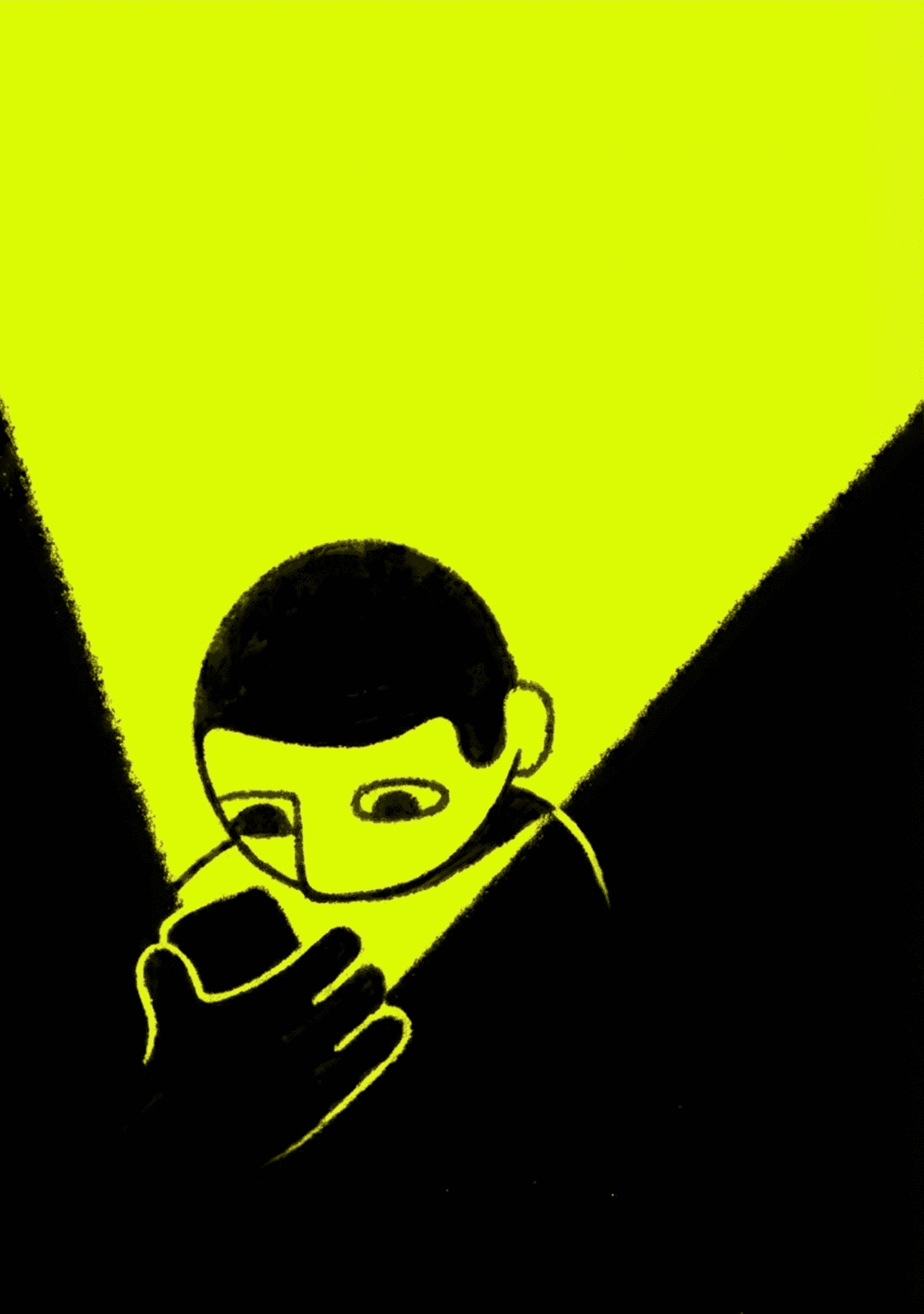 Man on phone